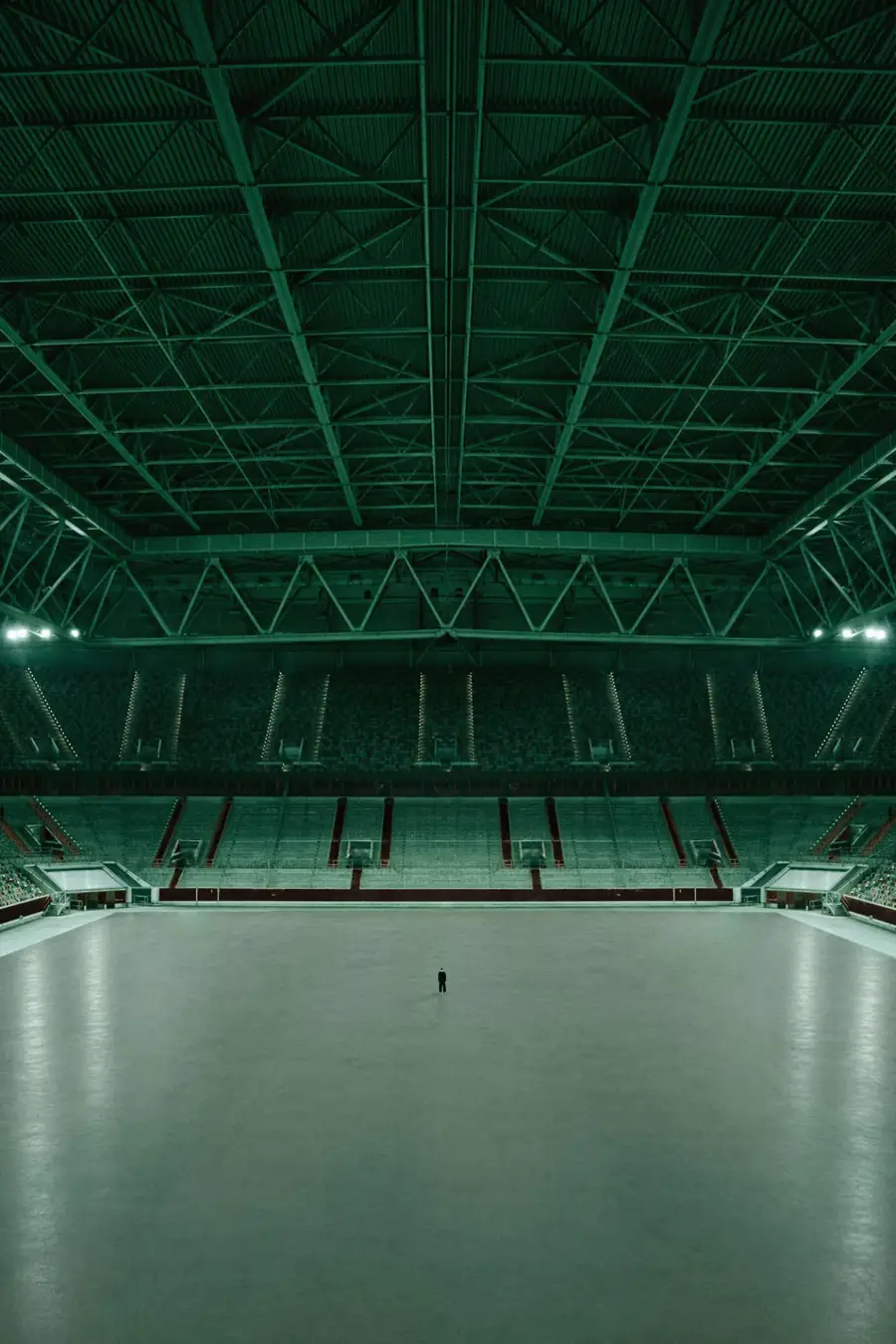Seats on the first tier overlooking the arena floor